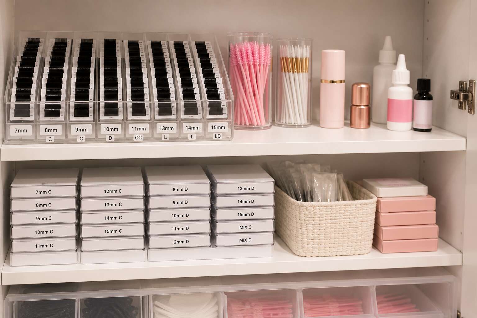 How to Stock Your Lash Shelf Without Wasting Money