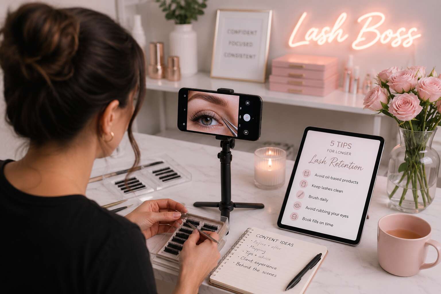 Social Media for Lash Techs: What Actually Works