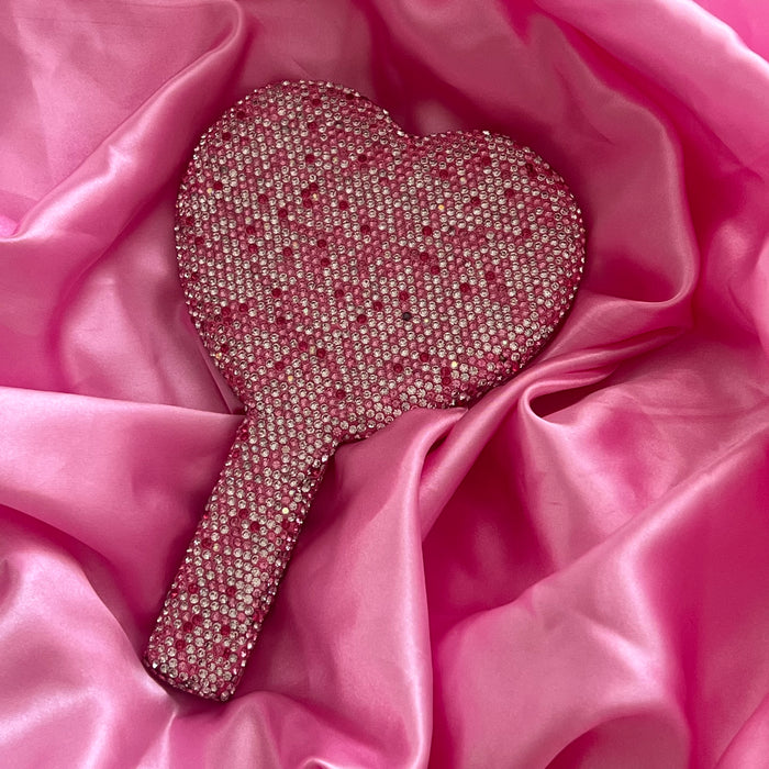 Bling Heart Mirror