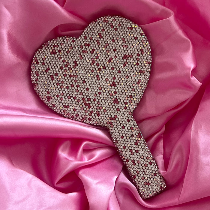 Bling Heart Mirror