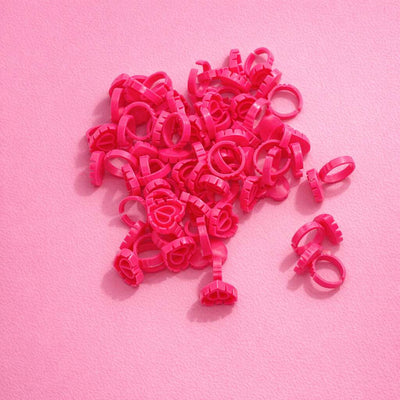 Heart Glue Rings