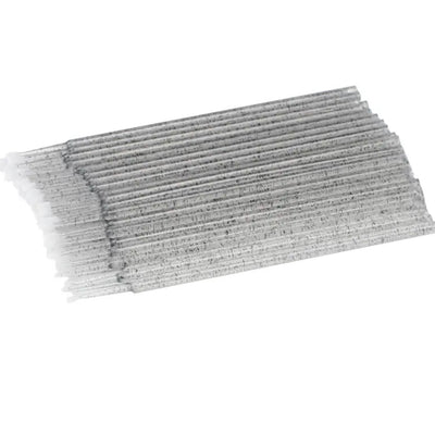 Silver metal welding rods, professional quality, ideal for various welding projects and repairs.
